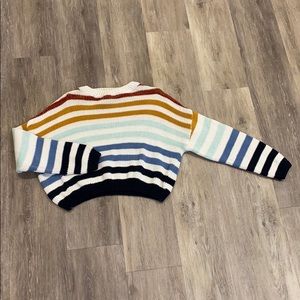 Retro Romance Cotton Striped Knit Sweater size S